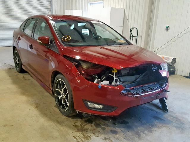 1FADP3F27GL314895 - 2016 FORD FOCUS SE RED photo 1