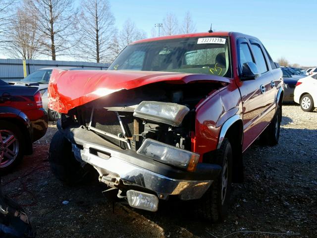 3GNEC12Z35G295541 - 2005 CHEVROLET AVALANCHE 红色 照片 2