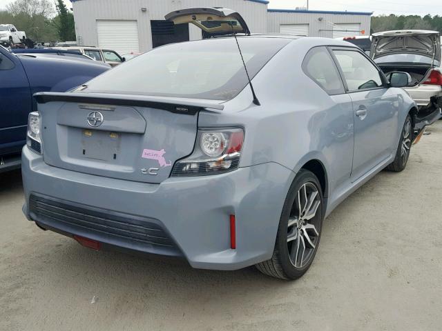 JTKJF5C73FJ007965 - 2015 TOYOTA SCION TC GRAY photo 4
