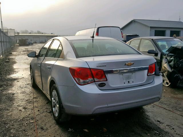 1G1PC5SH4C7398081 - 2012 CHEVROLET CRUZE LS SILVER photo 3