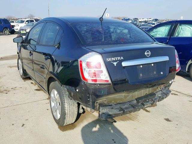 3N1AB6AP6AL624678 - 2010 NISSAN SENTRA 2.0 BLACK photo 3