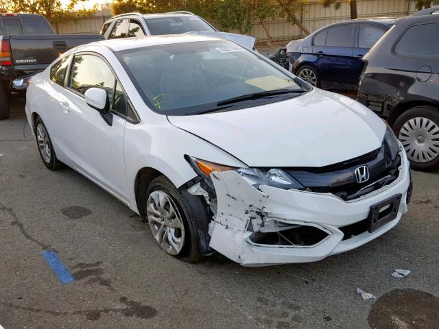 2HGFG3B51FH530144 - 2015 HONDA CIVIC LX WHITE photo 1