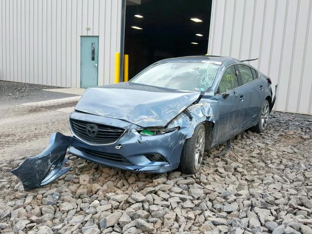 JM1GJ1W68E1156205 - 2014 MAZDA 6 GRAND TO BLUE photo 2