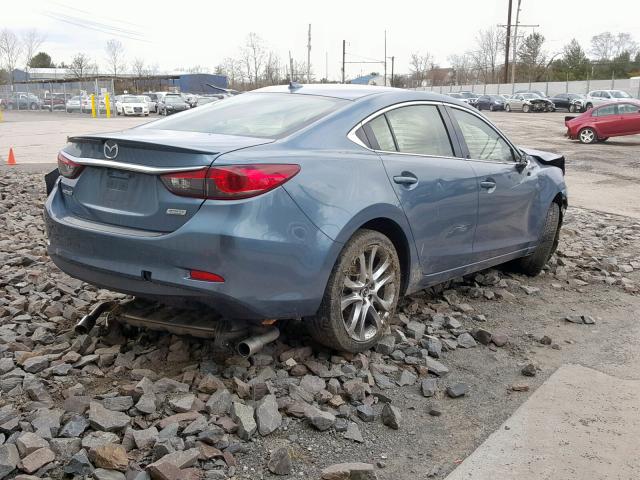 JM1GJ1W68E1156205 - 2014 MAZDA 6 GRAND TO BLUE photo 4