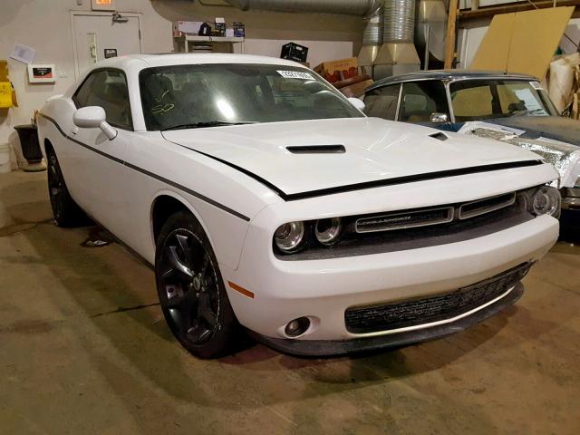 2C3CDZAG5JH282512 - 2018 DODGE CHALLENGER WHITE photo 1