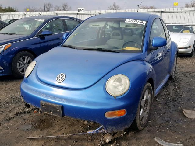 3VWBB61C8WM006887 - 1998 VOLKSWAGEN NEW BEETLE Mavi foto 2