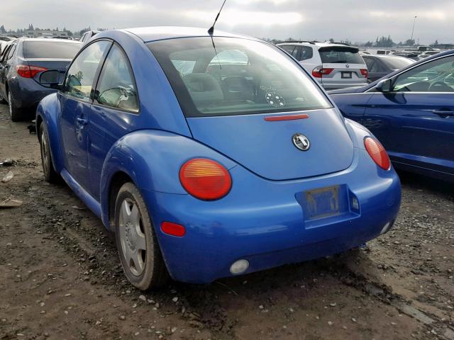 3VWBB61C8WM006887 - 1998 VOLKSWAGEN NEW BEETLE Mavi foto 3