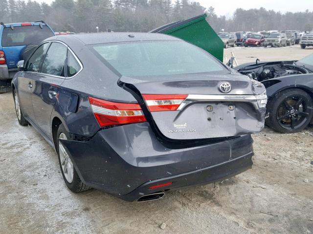 4T1BK1EB3FU143668 - 2015 TOYOTA AVALON XLE GRAY photo 3