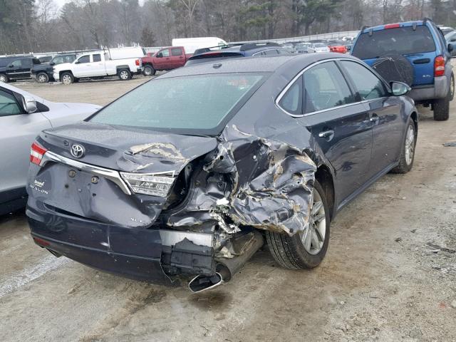4T1BK1EB3FU143668 - 2015 TOYOTA AVALON XLE GRAY photo 4