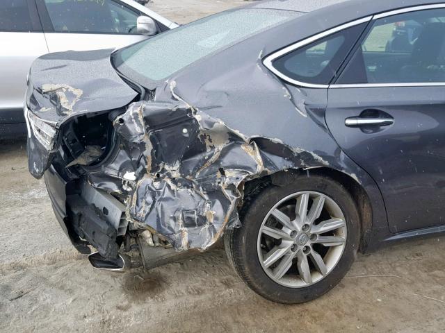 4T1BK1EB3FU143668 - 2015 TOYOTA AVALON XLE GRAY photo 9