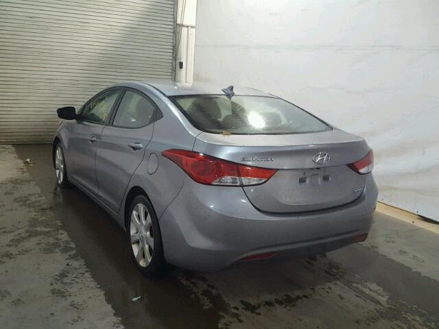 KMHDH4AE2CU197631 - 2012 HYUNDAI ELANTRA GL GRAY photo 3