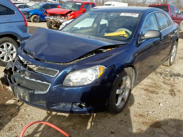 1G1ZG57B19F257940 - 2009 CHEVROLET MALIBU LS BLUE photo 2