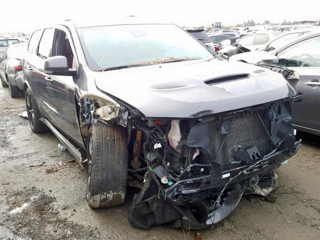 1C4SDJGJ9JC201655 - 2018 DODGE DURANGO SR GRAY photo 1