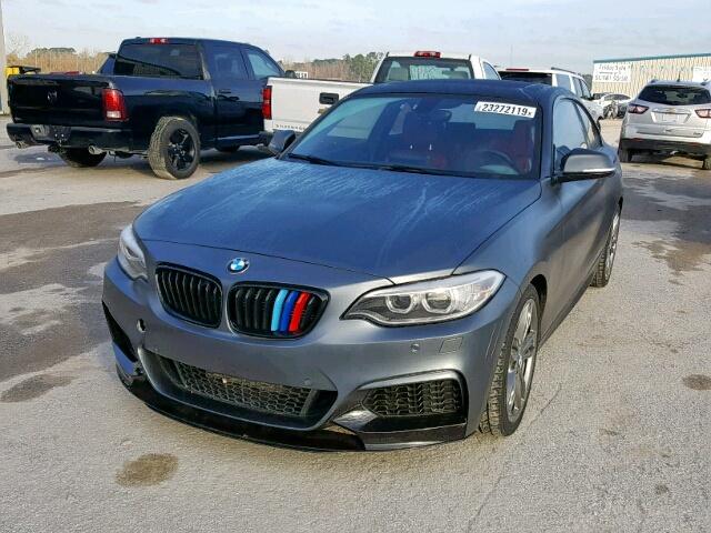 WBA1J9C52FVX98619 - 2015 BMW M235XI GRAY photo 2