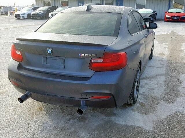 WBA1J9C52FVX98619 - 2015 BMW M235XI GRAY photo 4