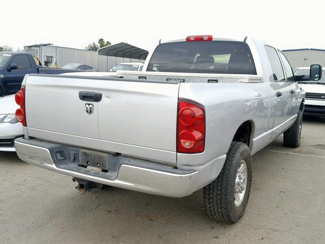 3D7KS29A57G767591 - 2007 DODGE RAM 2500 SILVER photo 4