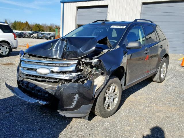 2FMDK3GC3BBB58956 - 2011 FORD EDGE SE BLACK photo 2