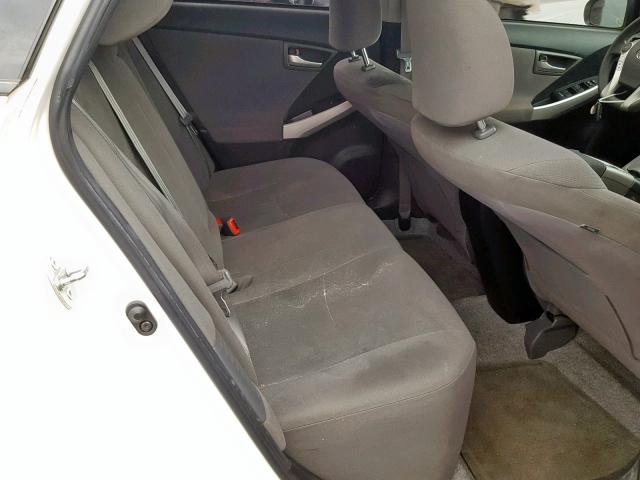 JTDKN3DU2D1728086 - 2013 TOYOTA PRIUS 白色 照片 6