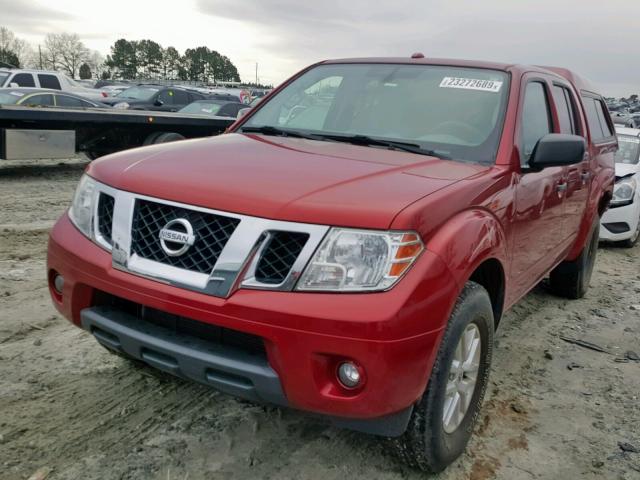 1N6AD0ER8FN745359 - 2015 NISSAN FRONTIER S RED photo 2