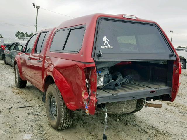 1N6AD0ER8FN745359 - 2015 NISSAN FRONTIER S RED photo 3