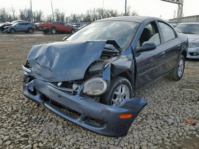 1B3ES56C32D592344 - 2002 DODGE NEON ES CHARCOAL photo 2