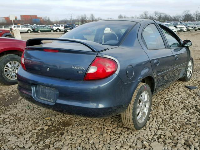 1B3ES56C32D592344 - 2002 DODGE NEON ES CHARCOAL photo 4