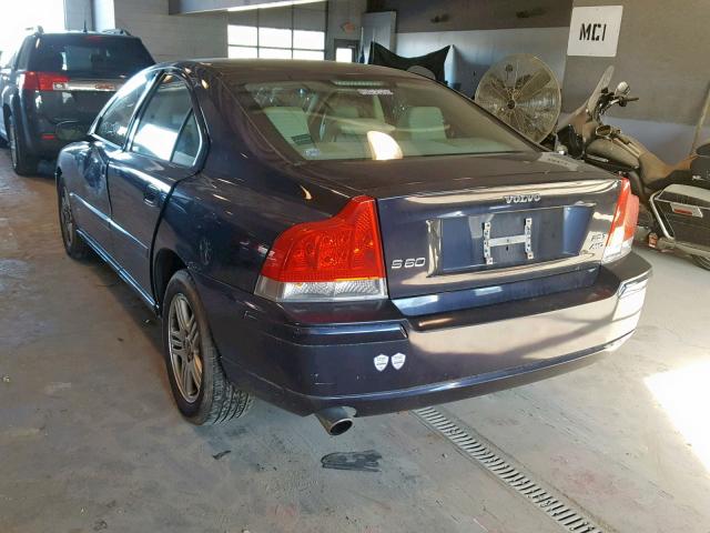 YV1RH592152448903 - 2005 VOLVO S60 2.5T PURPLE photo 3