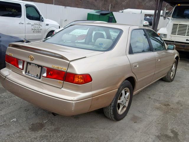 JT2BF22K010291918 - 2001 TOYOTA CAMRY CE Кремовый фото 4