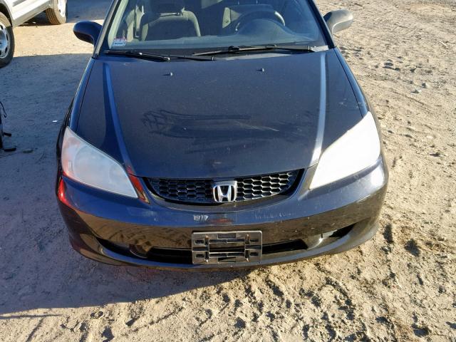 1HGEM21184L039664 - 2004 HONDA CIVIC DX V BLACK photo 9