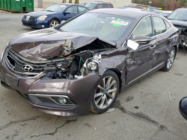 KMHFG4JG1GA518661 - 2016 HYUNDAI AZERA BROWN photo 9