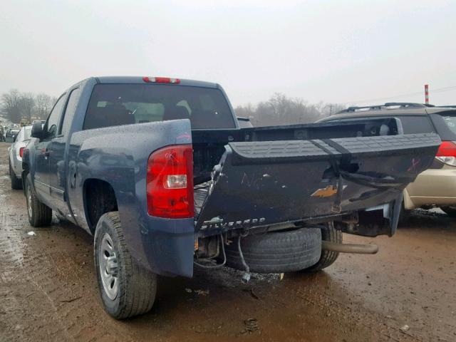 1GCSCREA7AZ135088 - 2010 CHEVROLET SILVERADO BLUE photo 3