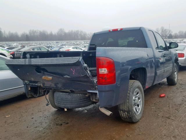 1GCSCREA7AZ135088 - 2010 CHEVROLET SILVERADO BLUE photo 4