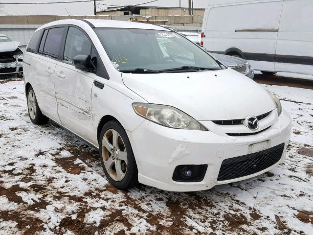 JM1CR29L360103756 - 2006 MAZDA 5 WHITE photo 1