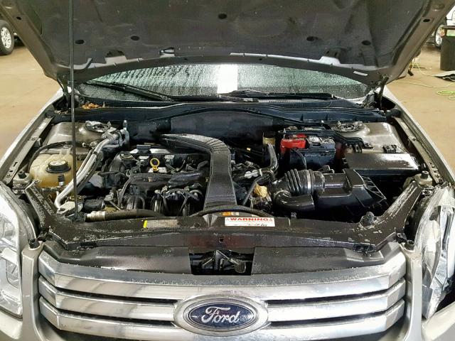 3FAHP07Z98R152881 - 2008 FORD FUSION SE GRAY photo 7