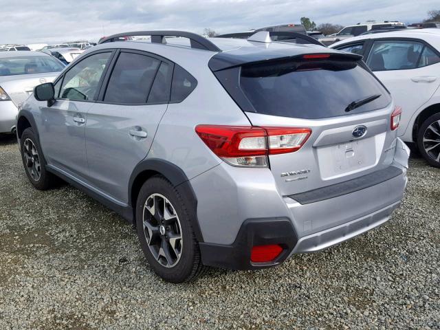 JF2GTABC0JH250880 - 2018 SUBARU CROSSTREK SILVER photo 3