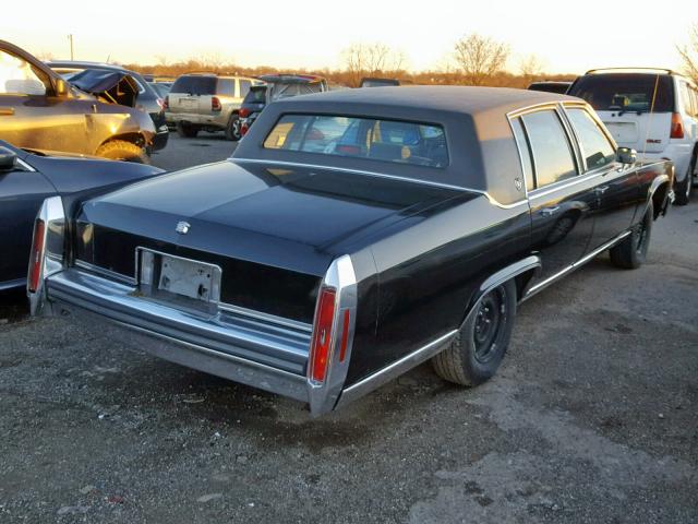 1G6DW69Y7G9711795 - 1986 CADILLAC FLEETWOOD BLACK photo 4