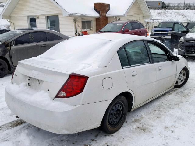 1G8AJ55F57Z209391 - 2007 SATURN ION LEVEL WHITE photo 4