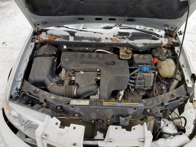 1G8AJ55F57Z209391 - 2007 SATURN ION LEVEL WHITE photo 7