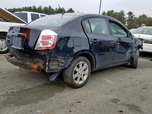 3N1AB61E28L672302 - 2008 NISSAN SENTRA 2.0 BLACK photo 4