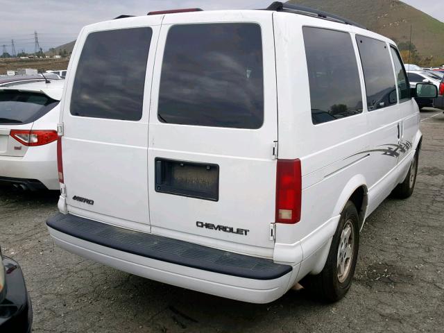 1GNDM19X34B114782 - 2004 CHEVROLET ASTRO WHITE photo 4