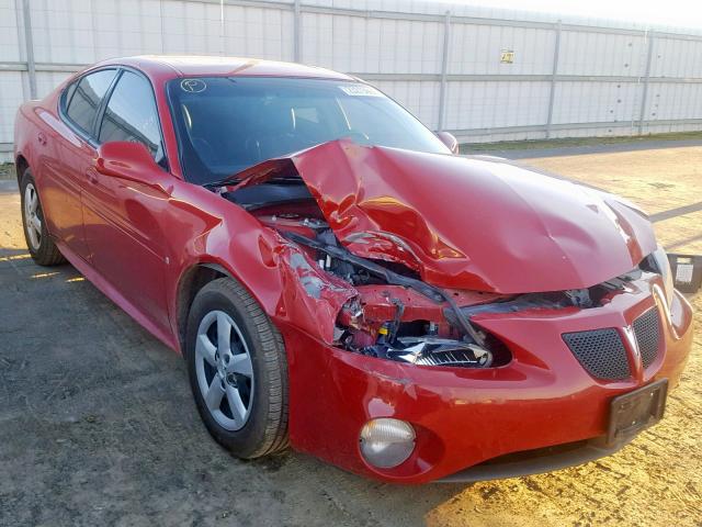 2G2WP552581107241 - 2008 PONTIAC GRAND PRIX RED photo 1