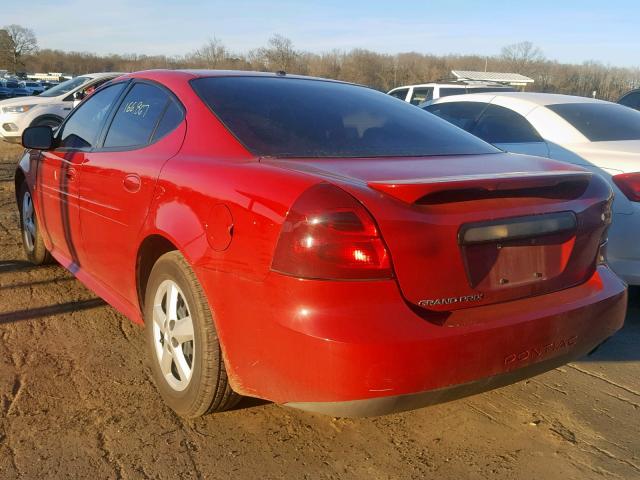 2G2WP552581107241 - 2008 PONTIAC GRAND PRIX RED photo 3
