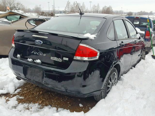 1FAHP36N69W178661 - 2009 FORD FOCUS SES BLACK photo 4