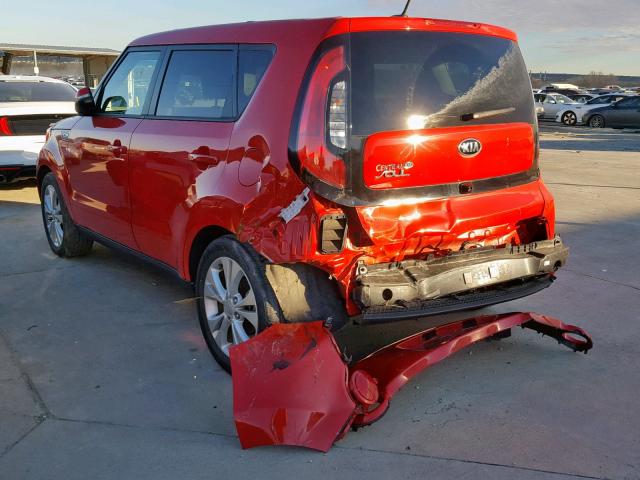 KNDJX3A5XG7863756 - 2016 KIA SOUL ! RED photo 3