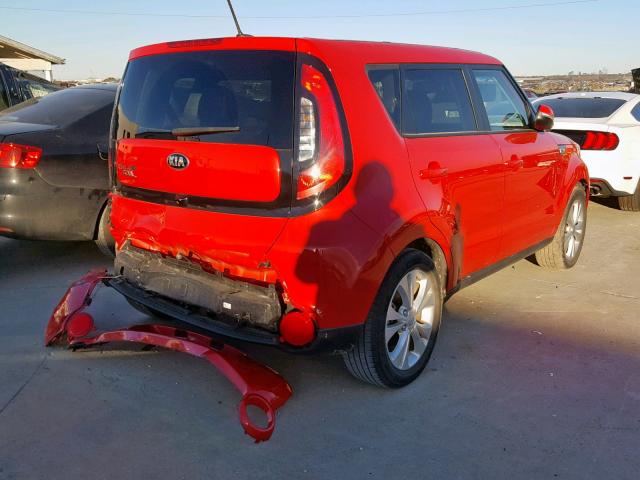 KNDJX3A5XG7863756 - 2016 KIA SOUL ! RED photo 4