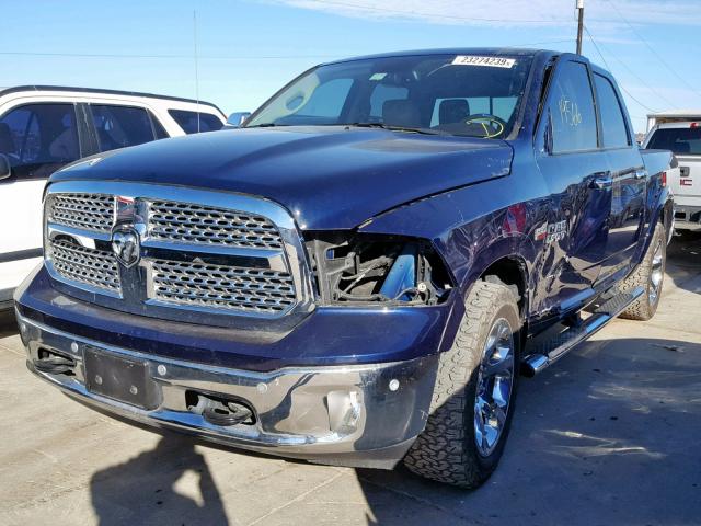 1C6RR7NT1HS534852 - 2017 RAM 1500 LARAM BLUE photo 2