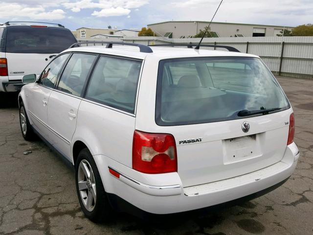 WVWWH63B14E003484 - 2004 VOLKSWAGEN PASSAT GLX 白色 照片 3