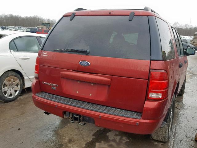 1FMDU73KX4ZA05473 - 2004 FORD EXPLORER X RED photo 4