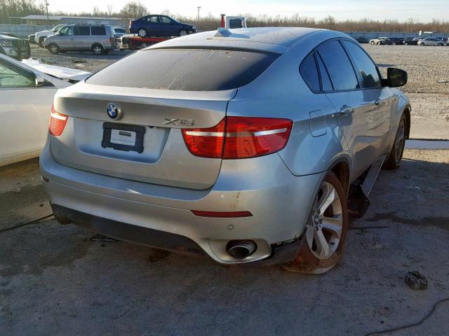 5UXFG43589L223000 - 2009 BMW X6 XDRIVE3 GRAY photo 4