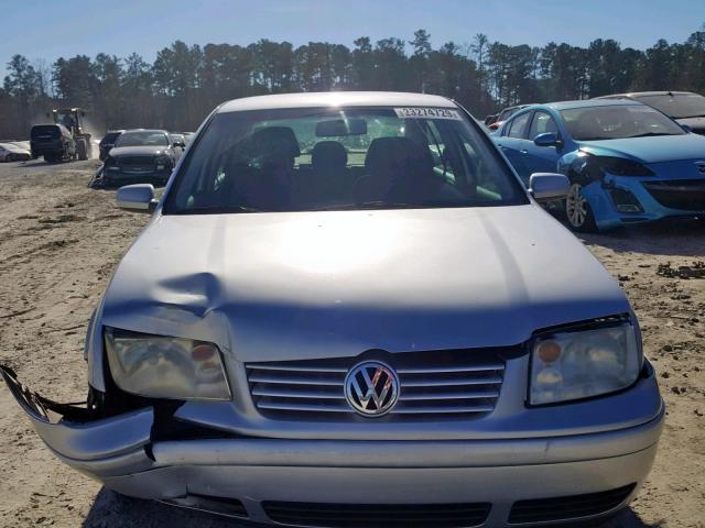 3VWRK69M73M060754 - 2003 VOLKSWAGEN JETTA GL SILVER photo 9